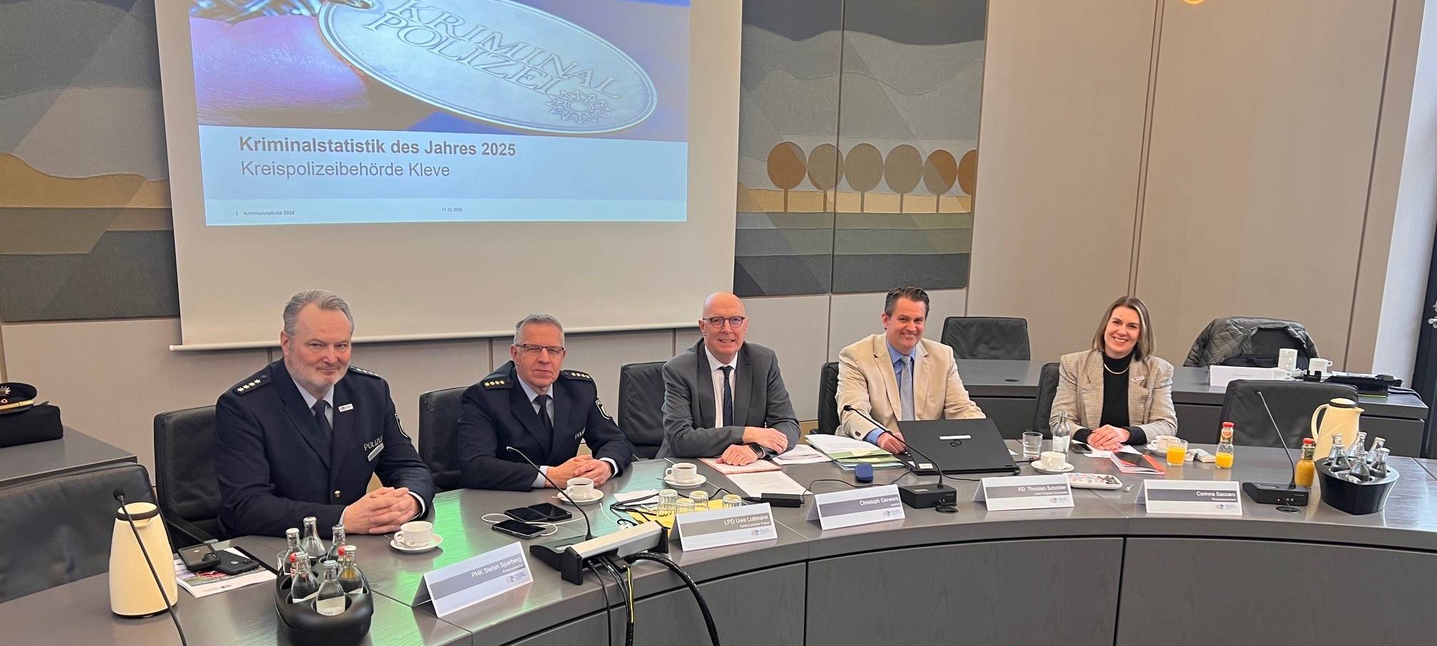Kriminalstatistik 2025 für den Kreis Kleve